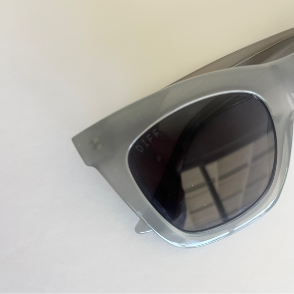 DIFF Eyewear Translucent Gray Sunglasses - Picture 2 of 9